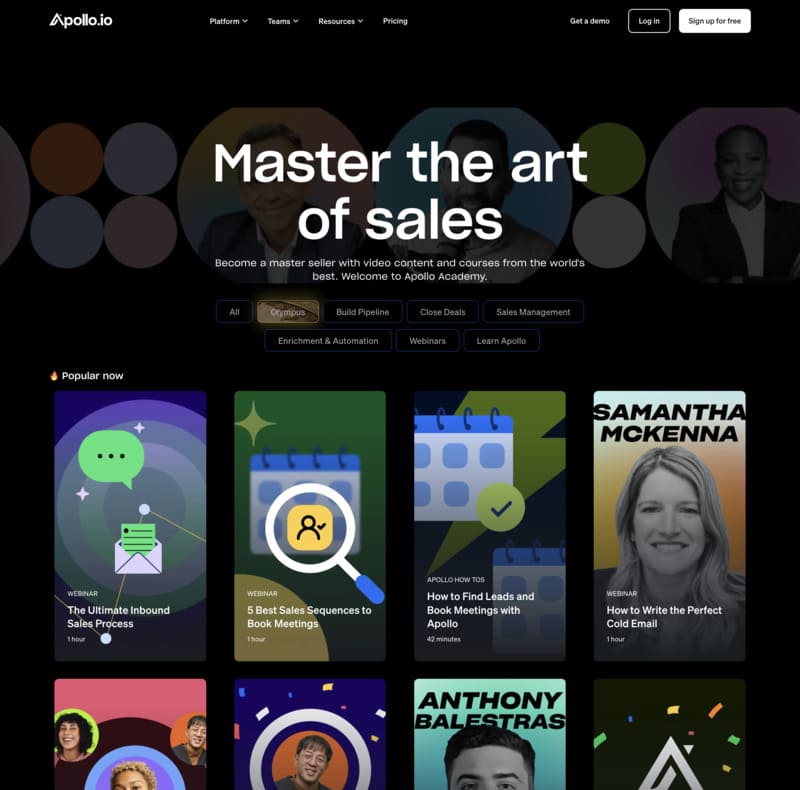 Apollo sales intelligence pour le B2B