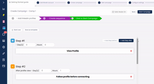 How to create campaigns in salesrobot