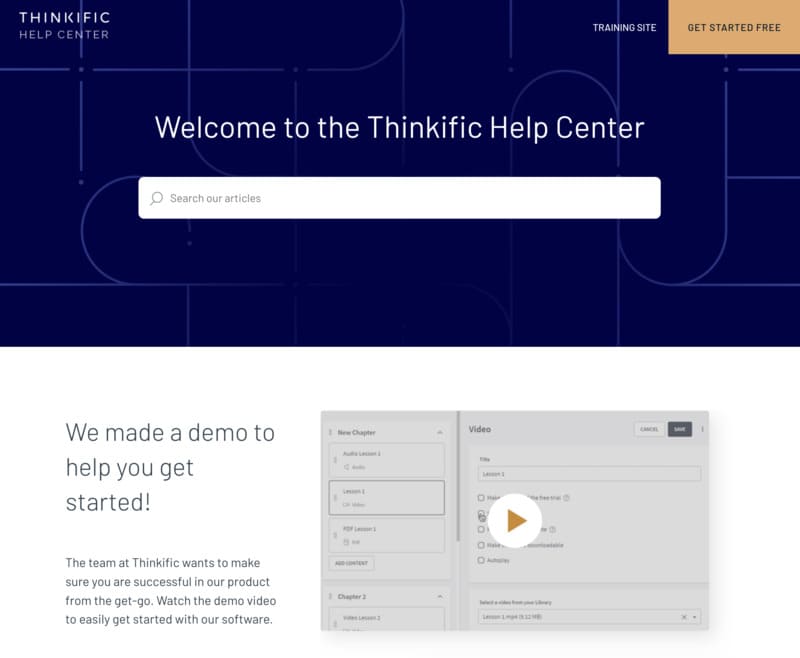 Avis sur Thinkific - logiciel de formation LMS (learning management system)