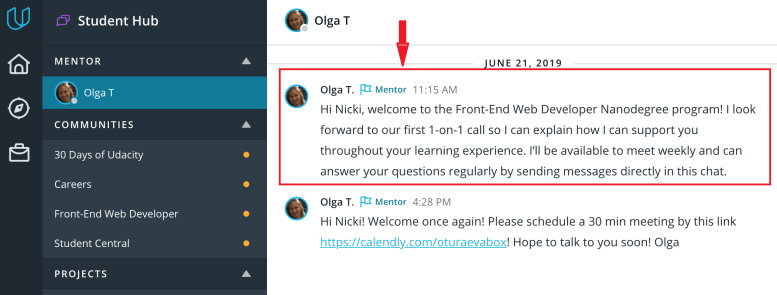 udacity mentorship explained