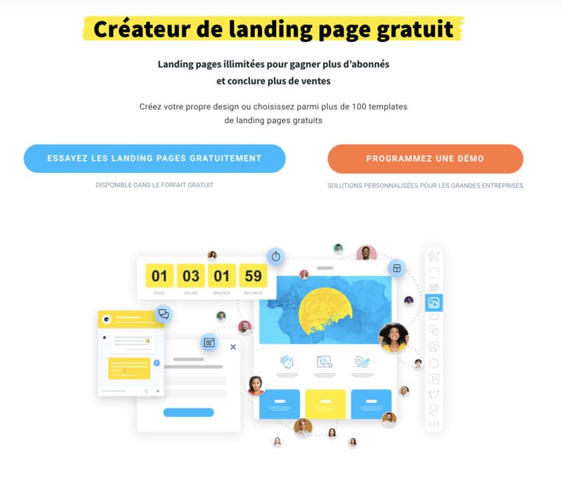 logiciel e-mail site de Getresponse