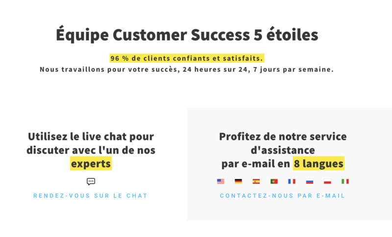 logiciel e-mail site de Getresponse