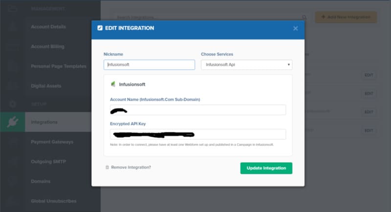 clickfunnels integrations