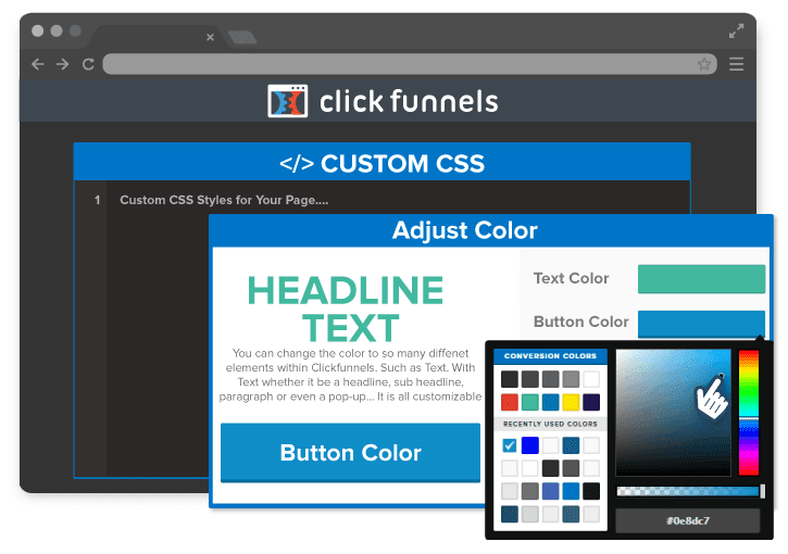 clickfunnels no code