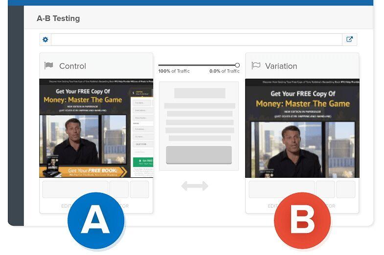 ClickFunnels AB testing