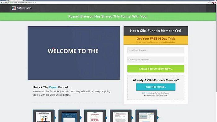 clickfunnels share funnel