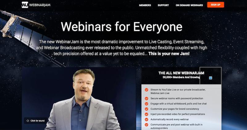 WebinarJam Review Cover Page 