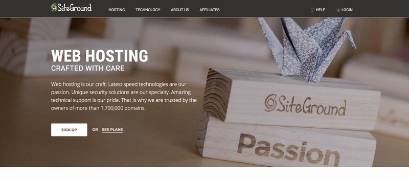 Avis - hébergement web siteground