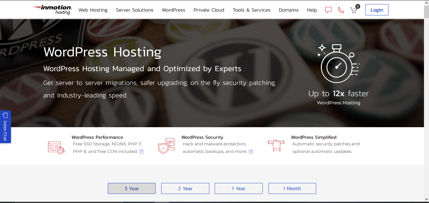 Inmotion Managed WordPress Hosting