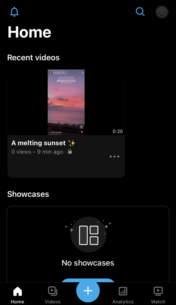 Application mobile - Vimeo 1