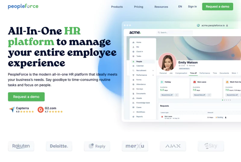 PeopleForce hr tech