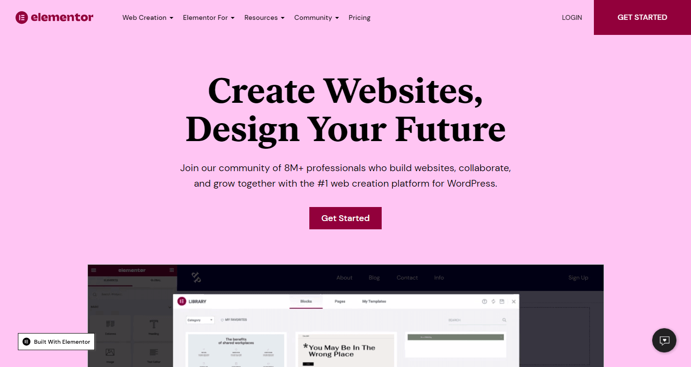 PageCloud Alternative-Elementor