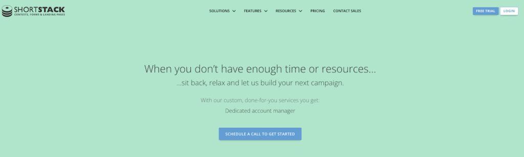 ShortStack Management services