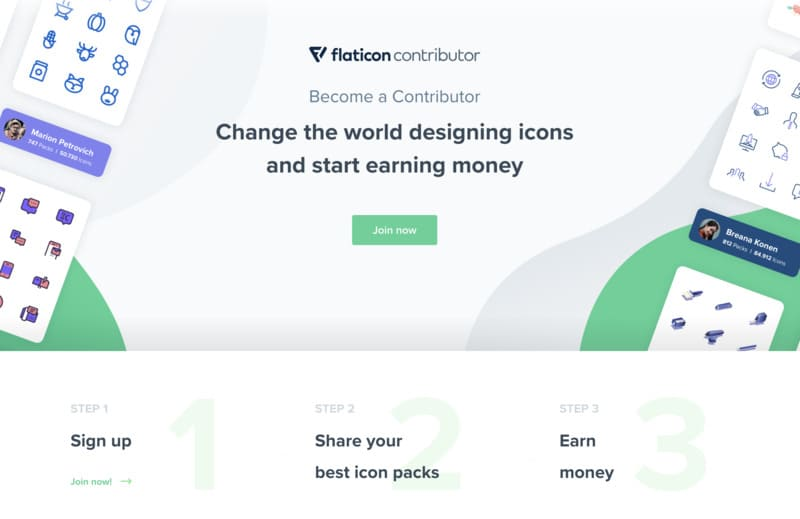 Carte montrant la distribution mondiale des utilisateurs Flaticon