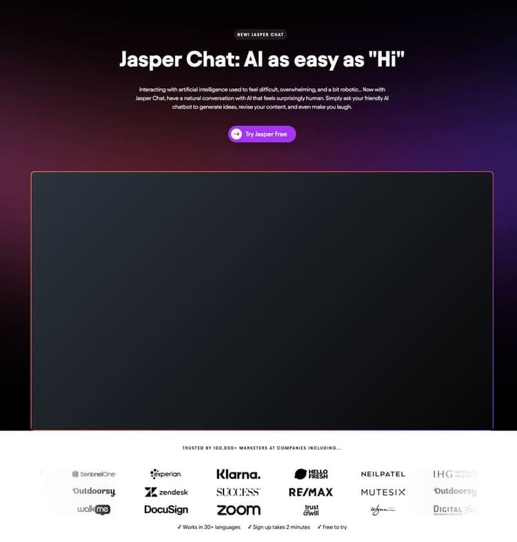 Accueil de Jasper Chat