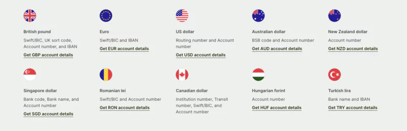 multi-currency bank account