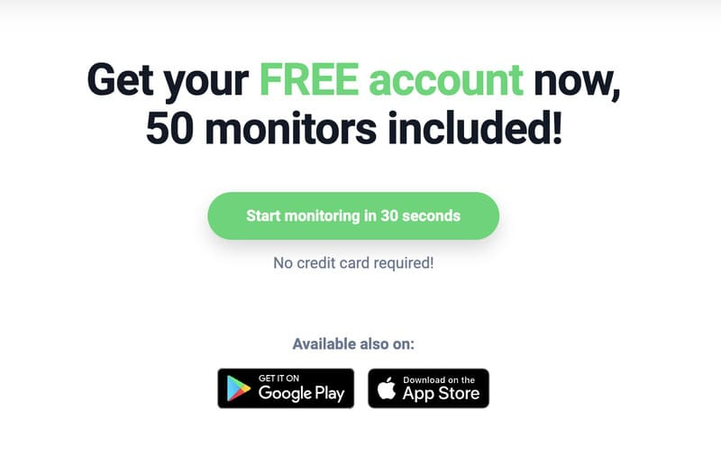 Avis UptimeRobot - application mobile pour les monteurs
