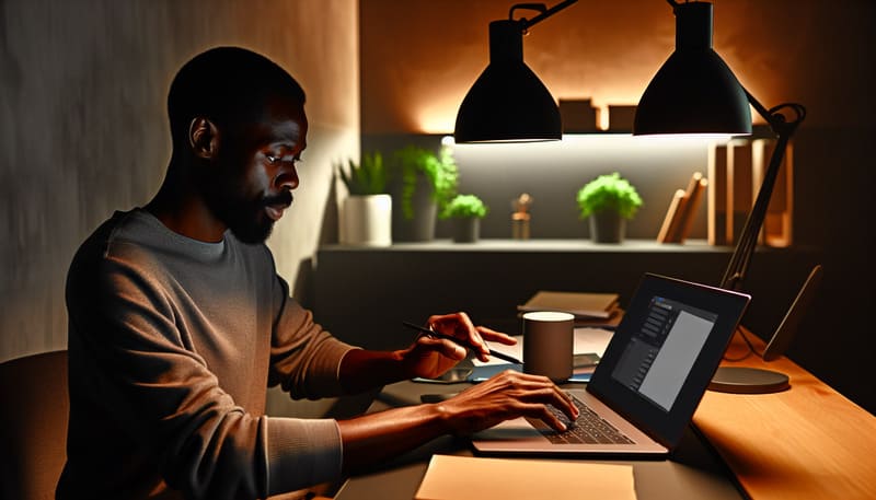 Photo montrant l'utilisation de Google Gemini pour la création de contenus personnalisés