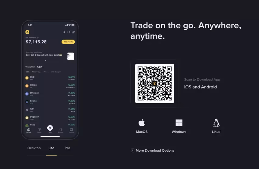 application binance