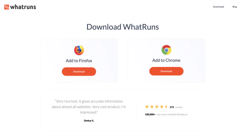 Dashboard analyse publicitaire WhatRuns