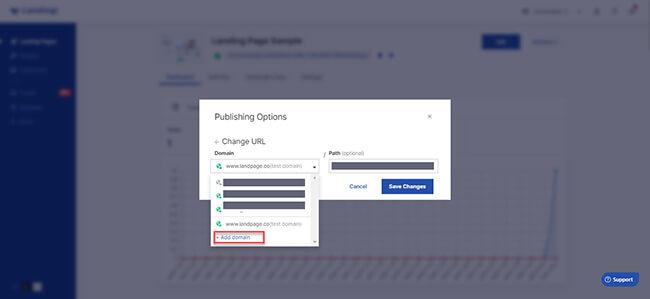 14 Option to change URL