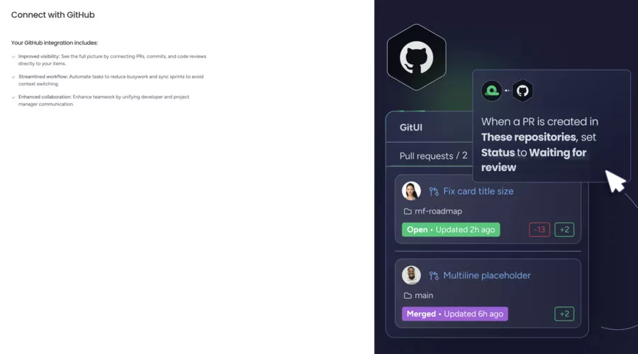 connexion avec Github