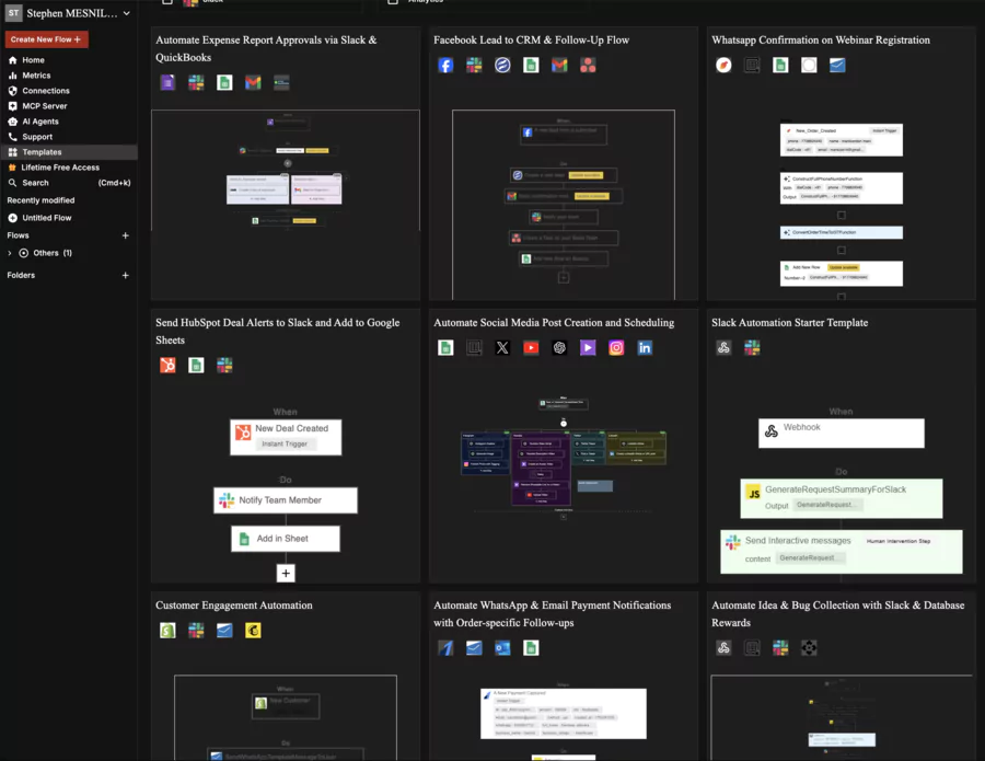viasocket app workflows
