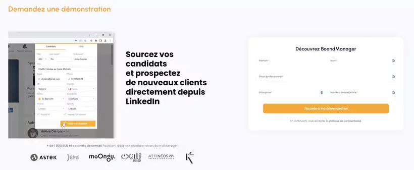 Tarifs de BoondManager