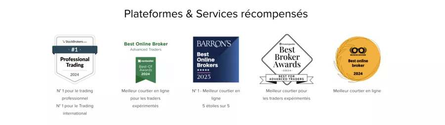 plateformes de bourses récompensées