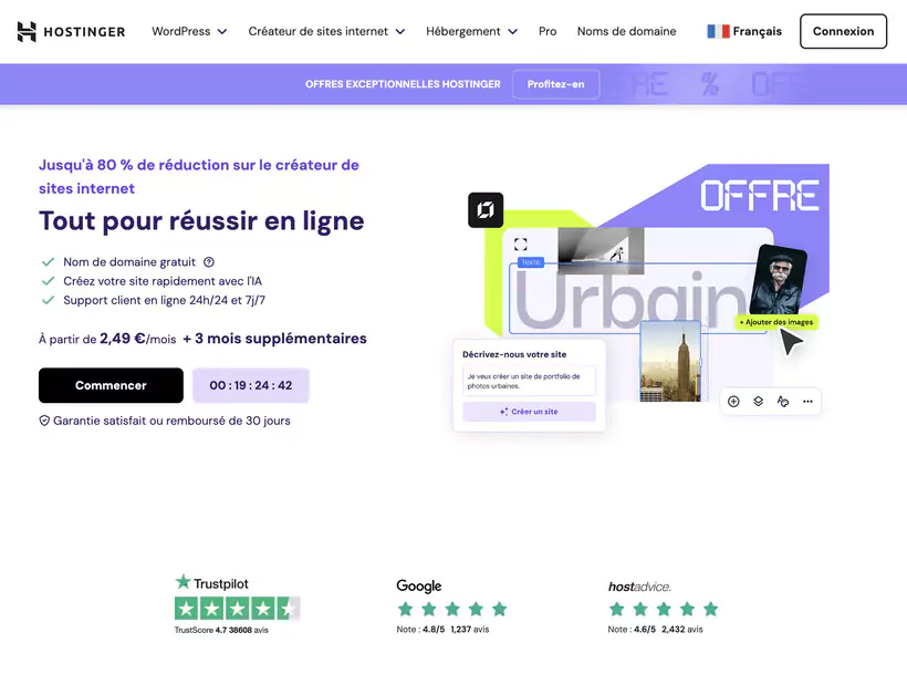 services d’hébergement