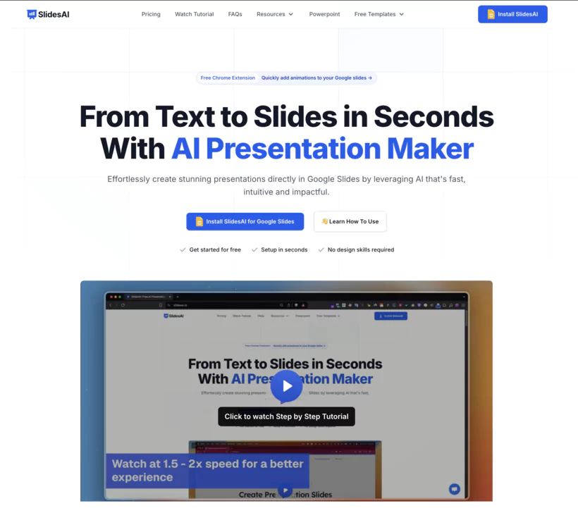 logiciel SlidesAI