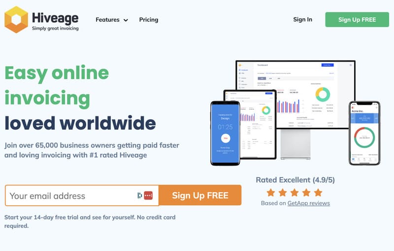 Hiveage  - logiciel de facturation 