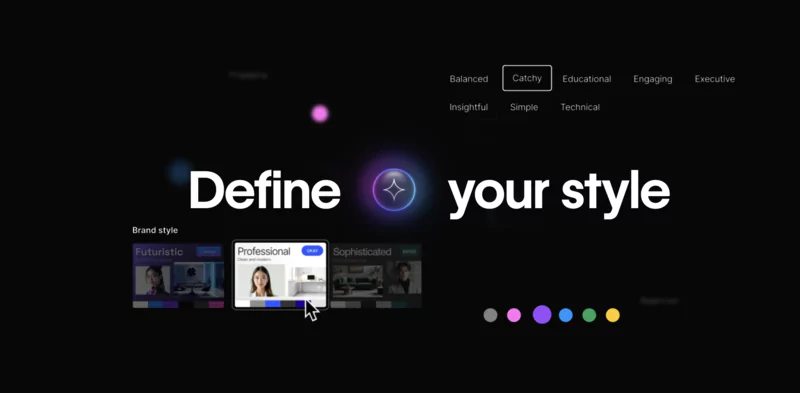 interface de framer pour un créer un site web