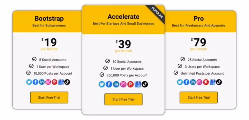 social bee - prix