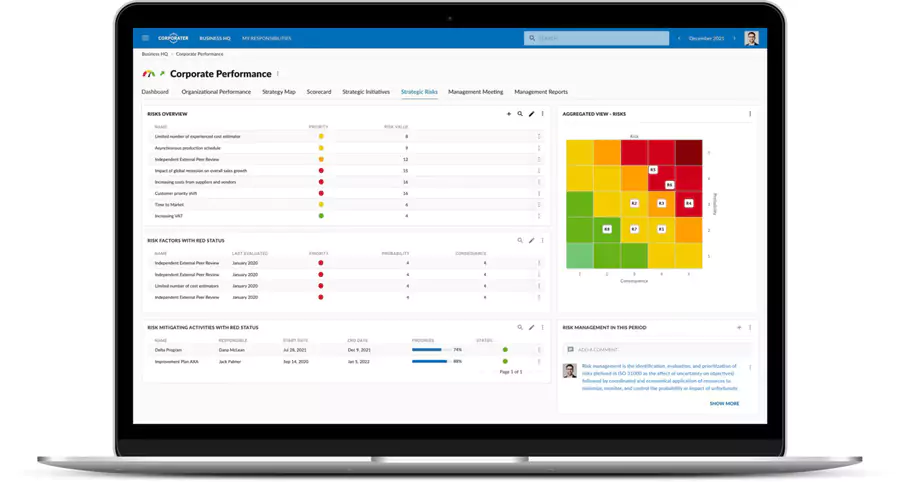 Logiciels de Gouvernance, Risque et Conformité logos