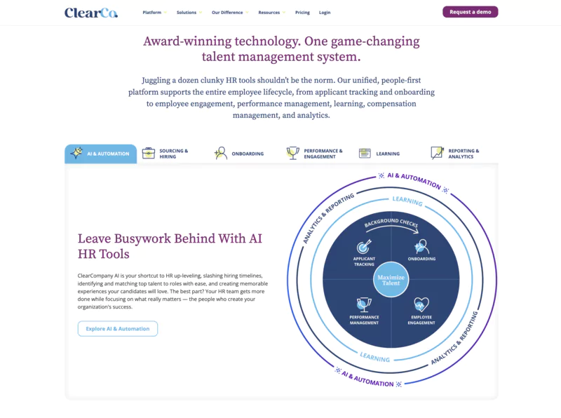 logiciels d'onboarding clearcompany