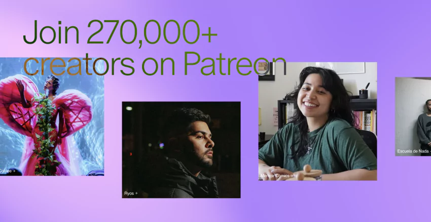 270 000 créateurs sur Patreon