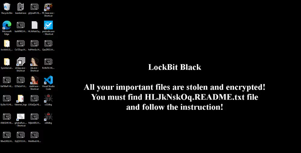 cyberattack bitlock sur Windows