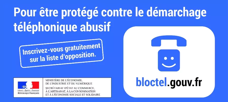 Rendez-vous sur le Service Bloctel pour obtenir un accès à vos questions et bloquer le démarchage