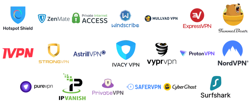 logos des meilleurs VPN