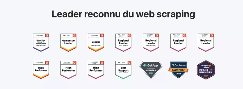 badge g2 de octoparse