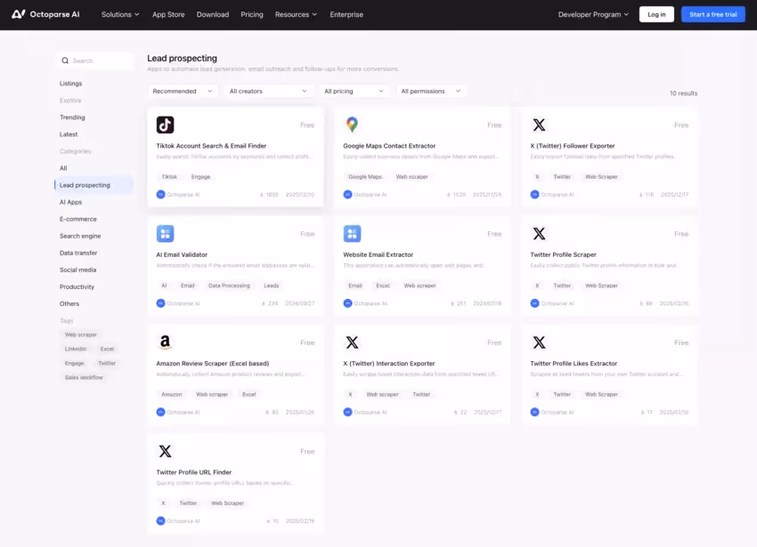 Octoparse AI