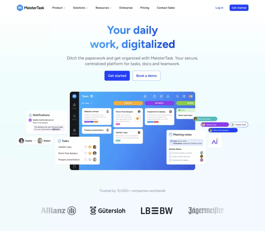 MeisterTask – simplicité + adoption