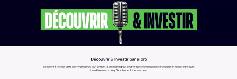 découvrir et investir sur eToro