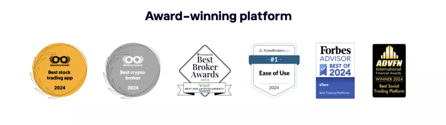 awards remportés par etoro