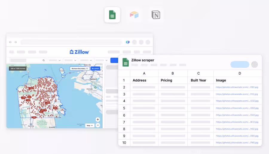 extracteur de données de google map