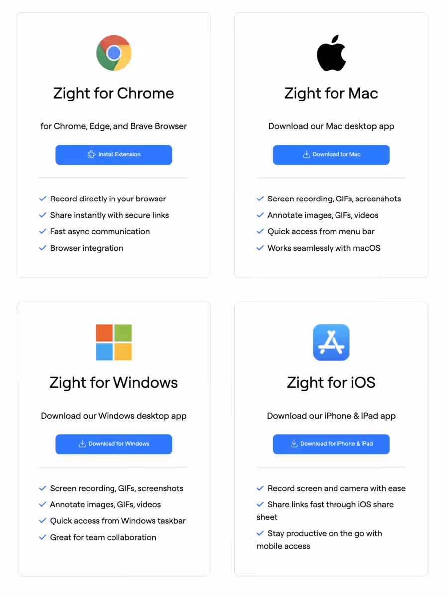 compabilité de Zight
