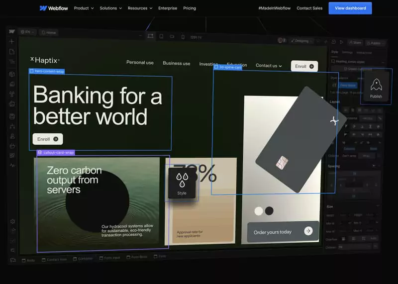 Webflow: top no-code tools