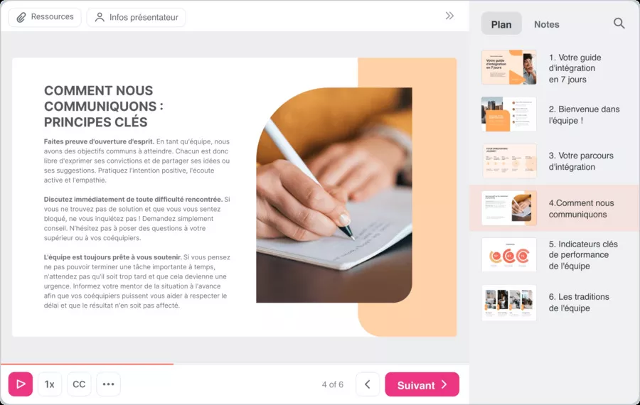 Intégration PowerPoint  de ispring