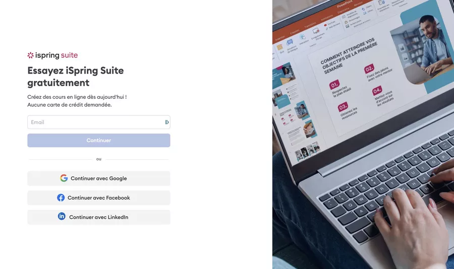 essai gratuit de la suite iSpring et son ensemble de fonctions 